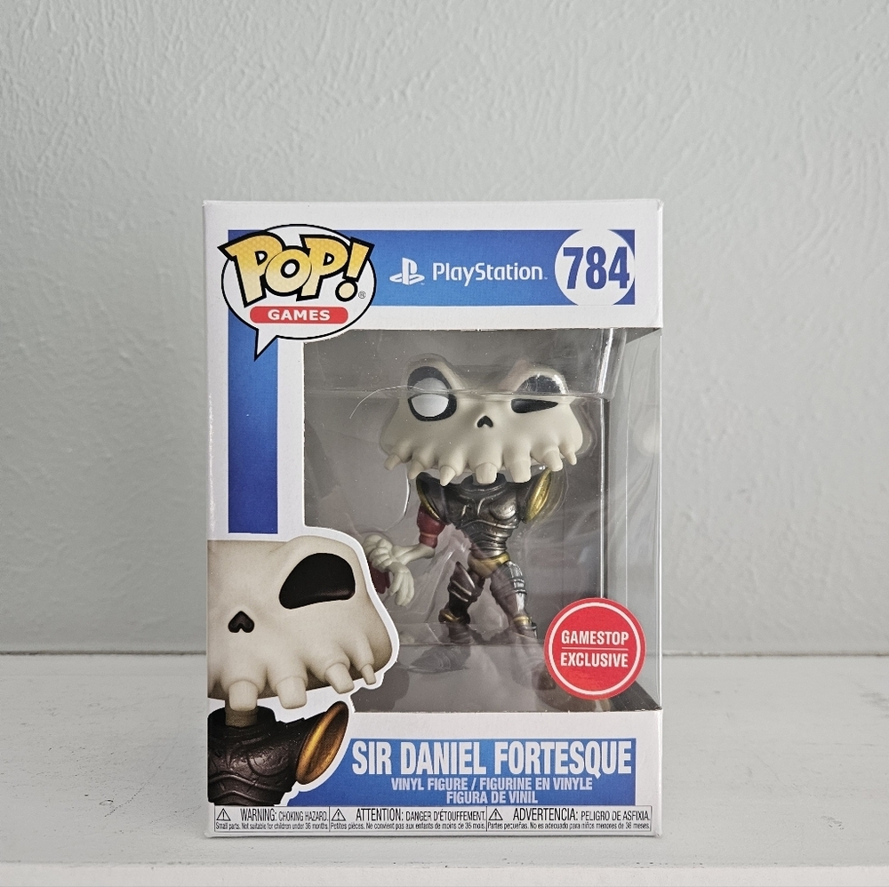 New In Box Funko Pop! Games Playstation MediEvil Sir Daniel Fortesque #784